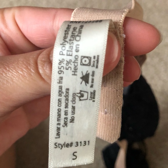 Size small black and beige bralette - Picture 3 of 3